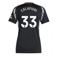 Maglia Calcio Arsenal Riccardo Calafiori #33 Seconda Divisa Donna 2024-25 Manica Corta